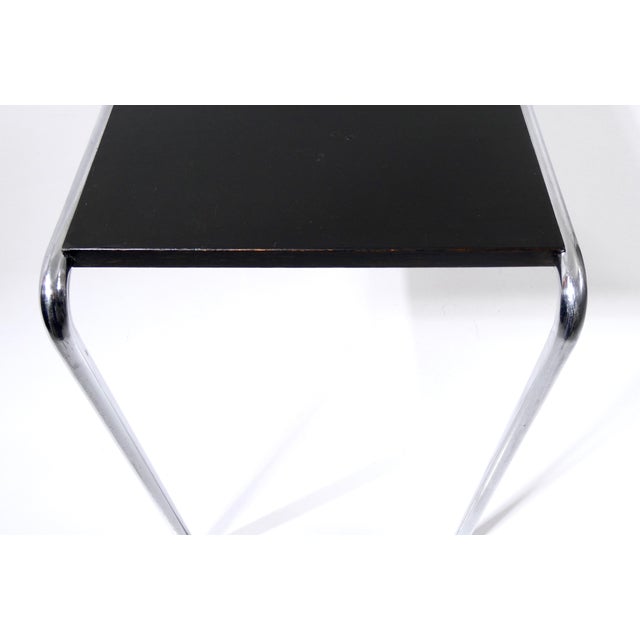 Black Vintage Swiss B9 Side Table by Marcel Breuer from Embru, 1940s For Sale - Image 8 of 18