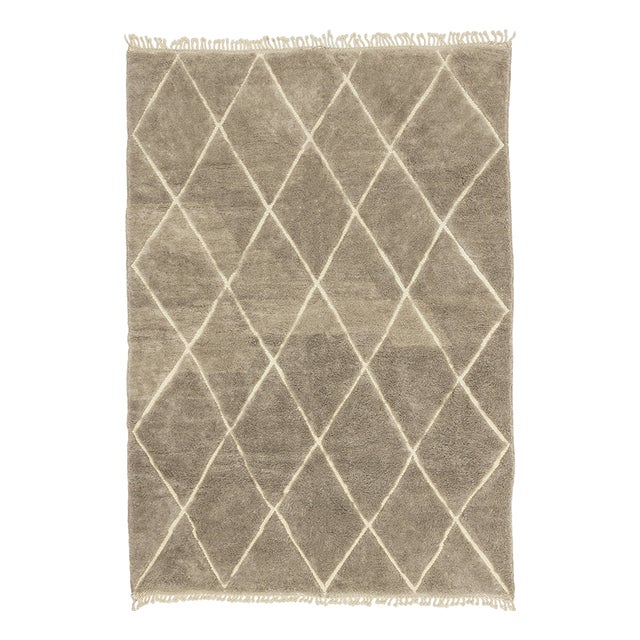 Hand-Knotted Wool Premium Rug by Azele Studio For Sale