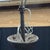 Metal Antique Cast Iron Gas Lantern Pendant Light, Converted Gas Ceiling Fixture With Glass Shade For Sale - Image 7 of 8