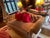English Pair of Custom English Country Tufted Silk Velvet Sofas For Sale - Image 3 of 7
