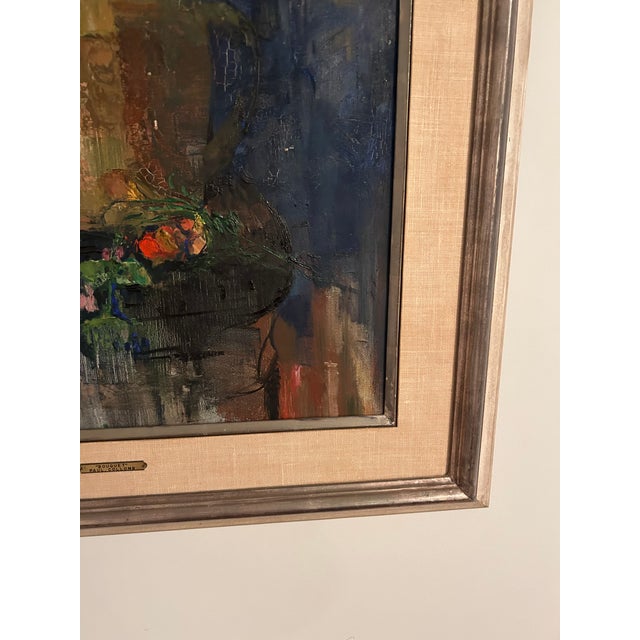 Large Paul Collumb Impasto Still Life Painting For Sale In Charleston - Image 6 of 10