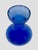 Mid 20th Century Vintage Cobalt Blue Hour-Glass 5 5/8” Hyacinth Forcing Vase For Sale - Image 5 of 12