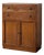 Vintage Arts and Crafts Oak Pantry Cabinet with Drawers, 1950s For Sale