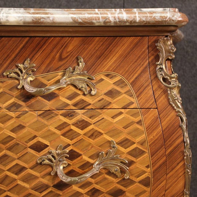 French Louis XV Style Commode, 1960 For Sale - Image 10 of 13