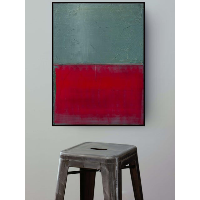 Abstract Contemporary Abstract Oil on Canvas/Wood "#1805" by Arvid Boecker For Sale - Image 3 of 7