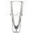 A late twentieth-century Orrefors crystal vase from the Lancelot series, designed by Erika Lagerbielke and identified as...