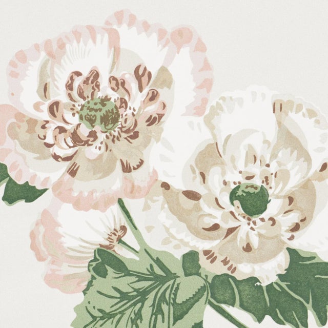 Contemporary Schumacher x Veere Grenney Betty Wallpaper in Quiet Pink For Sale - Image 3 of 5