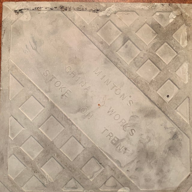 Late 19th Century Pair of Late 18th Century Minton Tiles For Sale - Image 5 of 6