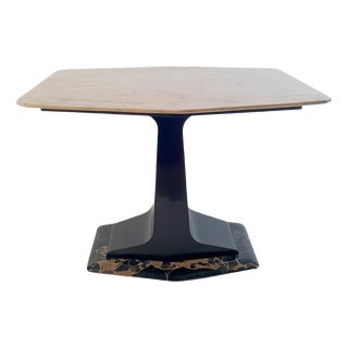 Mid-Century Modern Coffee Table with Marble Top attributed to Cantu, Italy, 1959 For Sale