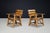 Sculptural Oak Armchairs, France, 1950s, Set of 2 For Sale - Image 9 of 17