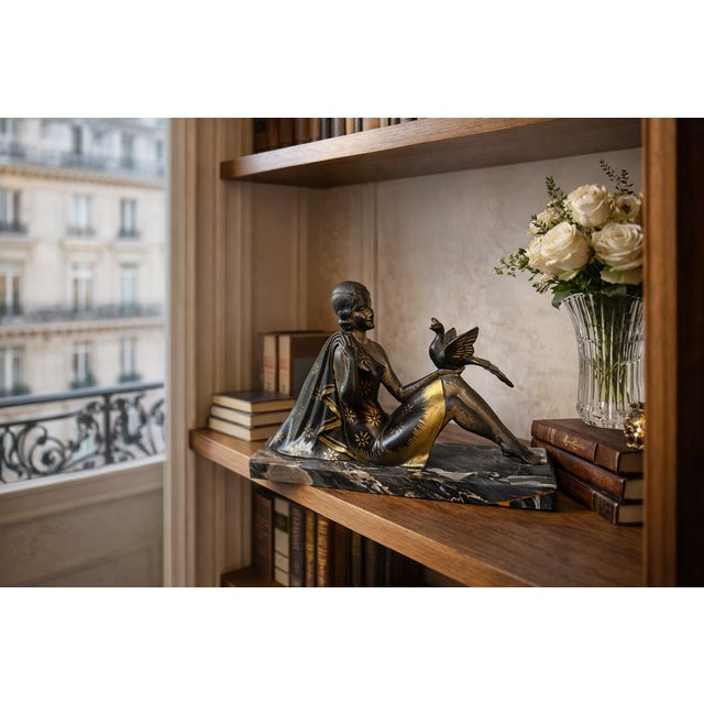 Art Deco Statue by H. Bal, 1920s-1940s For Sale - Image 10 of 11