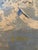 Blue Vintage Abstract Seascape Oil Painting For Sale - Image 8 of 11