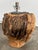 Wood Vintage Knotty Burl Wood Table Lamp For Sale - Image 7 of 9