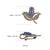 2.5 Ct Tanzanite & Diamond Tulip Convertible Brooch Pendant in 925 Sterling Silver For Sale - Image 14 of 16