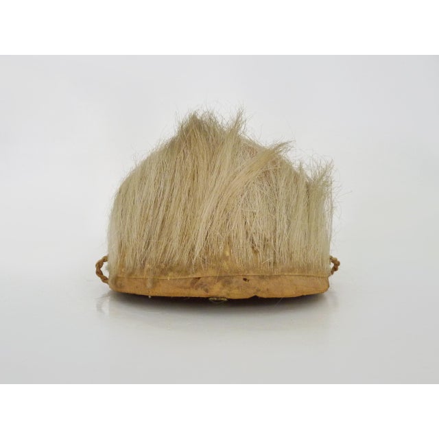 Brown Vintage Swiss Carnival Mask, 1970s For Sale - Image 8 of 10