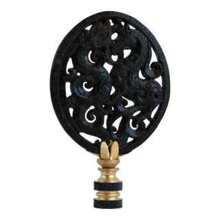 Chinese Carved Stone Lamp Finial For Sale