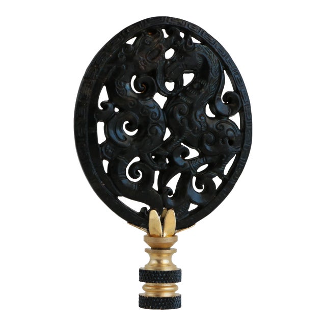 Chinese Carved Stone Lamp Finial For Sale