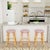 Evoking images of sidewalk tables in the Cote d'Azur, counter stools like this will give your kitchen or patio the casual...