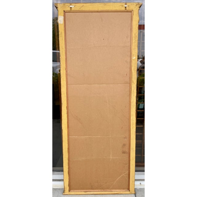 Wood Gothic Revival Gold Gilt Italian Wall Mirror For Sale - Image 7 of 9