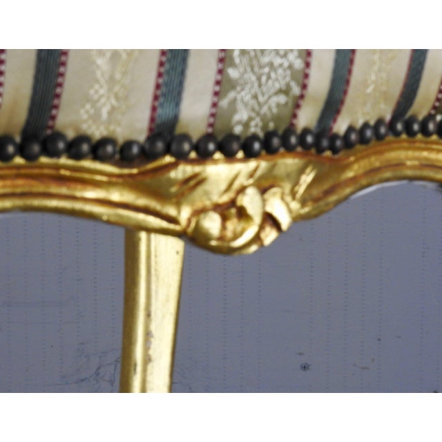 Late 19th Century 19th Century French Giltwood Chair For Sale - Image 5 of 10