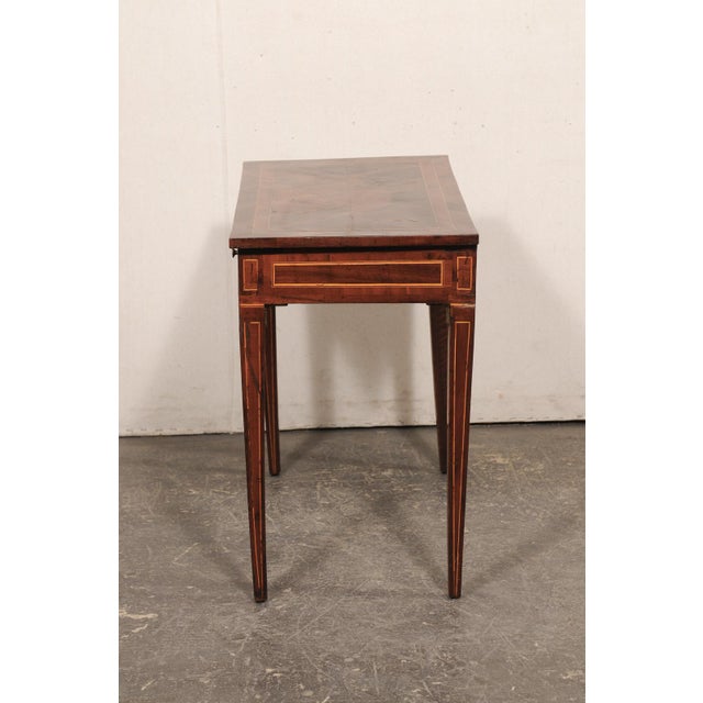 19th Century 19th Century Italian Petite Console Table W/Drawer For Sale - Image 5 of 12