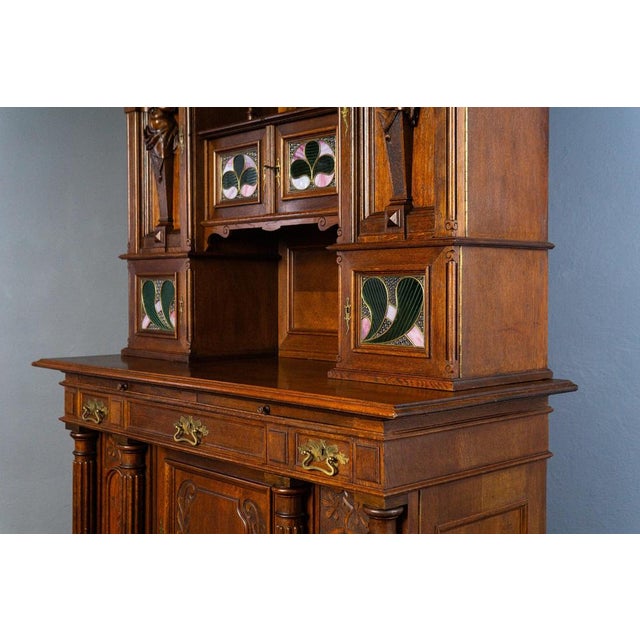 Vintage Sideboard in Oak For Sale - Image 12 of 18