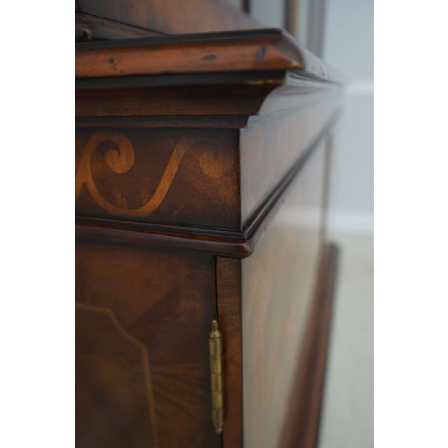 Theodore Alexander Inlaid Mahogany Large China Cabinet For Sale - Image 13 of 18
