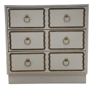1930s Dorothy Draper’s Style España Chest Ivory/Gold