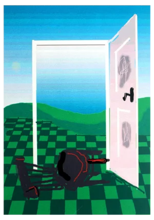 Marek Sapetto, A Toppled Chair, Digital Print, 1996