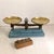 Vintage Blue Enamel Roberval Balance, 1950s For Sale - Image 6 of 6