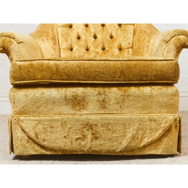 Fairfield 1970’s Regency Vintage Club Chair For Sale - Image 10 of 12