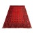 Vintage Afghan Turkmen Ersari Tekke Gul Rug - 6'2" X 3'10" For Sale