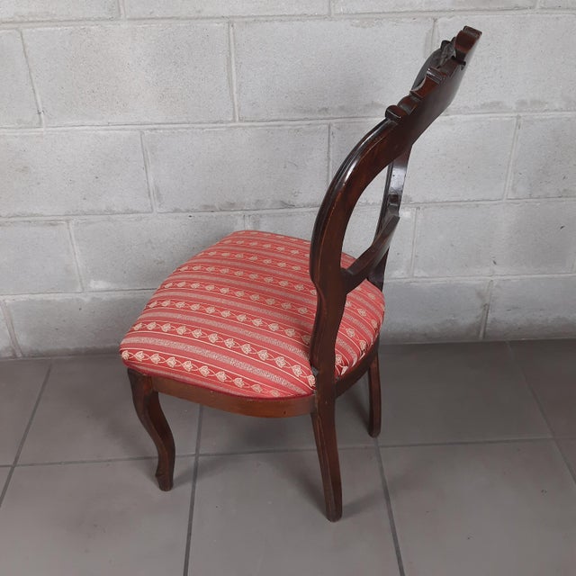 Antique Italian Wooden Chairs, 1900s, Set of 4 For Sale - Image 9 of 18