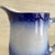 Antique Red Wing Stoneware Flow Blue Pitcher For Sale - Image 10 of 12