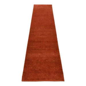 Gabbeh Runner 2’7” X 9’7” Red Wool Contemporary Hand-Knotted Area Rug