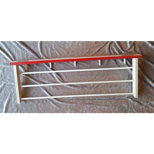 Vintage Wall-Mounted Coat Rack, 1970s For Sale - Image 4 of 7
