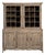19th Century French Provincial Brown Wood China & Display Cabinets For Sale
