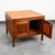 Wood Mid Century Modern End Side Tables Walnut Storage Nightstands Pair Cabinet MCM For Sale - Image 7 of 10