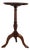 Antique English Mahogany Wine Table With Finial Base For Sale