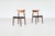 Refined pair of dining chairs designed by Harry Østergaard and produced by Randers Møbelfabrik, Denmark 1960. This set...