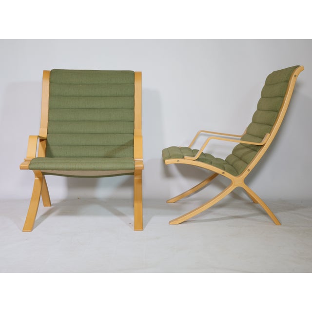 Set of 2 Fritz Hansen X Chairs. Good condition – see photos. The armchairs are super comfortable and real design classics....