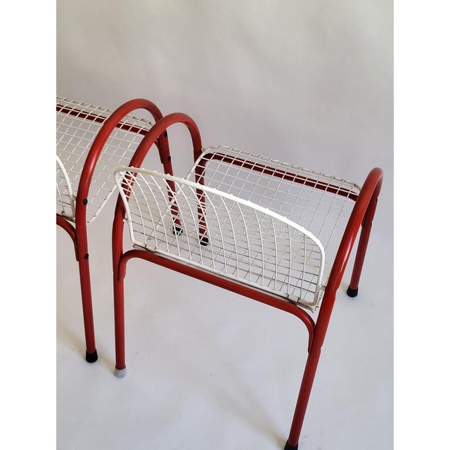 Wire Chairs from Meblo, Italy, 1970s, Set of 2 For Sale - Image 13 of 14