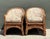 Vintage Braided Rattan Armchairs - A Pair For Sale - Image 4 of 17