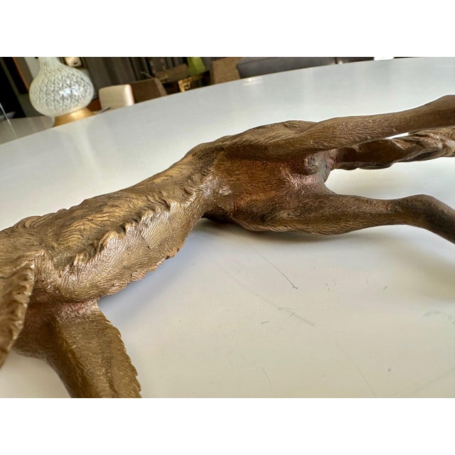 Bronze Sculpture of Borzoi or Russian Wolfhound For Sale - Image 14 of 17