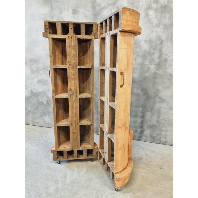 Vintage Industrial Drinks Cabinet in Pine, 1930s For Sale - Image 12 of 18