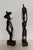 Folk Art Vintage African Art Folk Wood Sculptures Set of 2 For Sale - Image 3 of 9