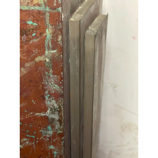 Metal Vintage Industrial Copper Wall Sconce For Sale - Image 7 of 8