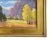 Mountains and meadow landscape oil painting on artist canvas panel by listed artist Silvio Silvestri (1948-2018.)...