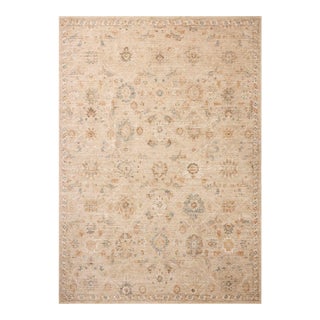 Chris Loves Julia x Loloi Palma Natural / Multi 2'-3" x 3'-10" Accent Rug For Sale
