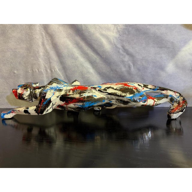 Silvio Formichetti, Panther Sculpture, 21st Century, Resin For Sale - Image 4 of 17